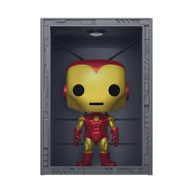 Iron Man Hall Of Armor Model 4 Pop! Deluxe Vinyl Figure - Previews Exclusive