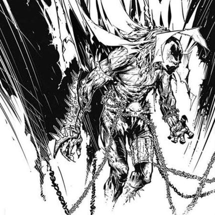 Spawn #350  Cover F Todd McFarlane Black & White Variant