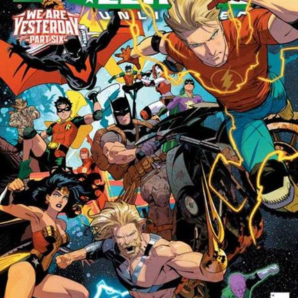 Justice League Unlimited #8 Cover A Dan Mora Connecting (We Are Yesterday)