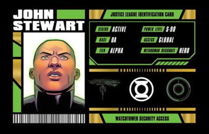Justice League Membership Card - John Stewart