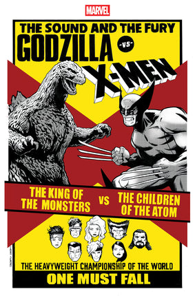 Godzilla vs. X-Men #1 Lee Garbett Versus Variant