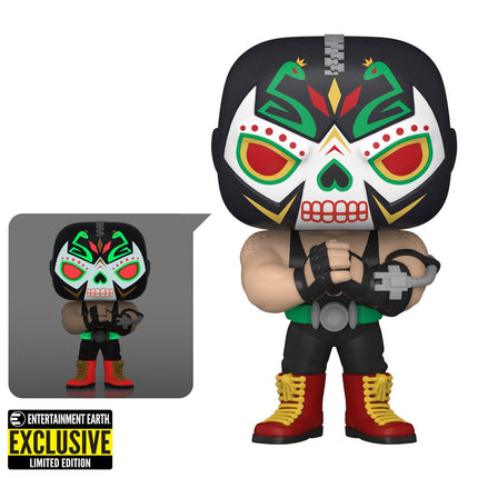 DC Dia de los Muertos Bane (Glow-in-the-dark) Pop! Vinyl Figure - Entertainment Earth Exclusive