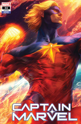 Captain Marvel #34 Artgerm Teaser Variant