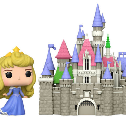 Disney Ultimate Princess Princess Aurora with Castle Pop! Town Vinyl Figure
