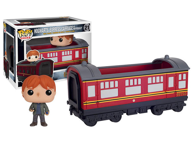 Harry Potter Hogwarts Express Carriage with Ron Weasley Pop! Rides Vinyl Figure