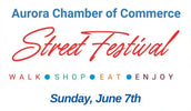 Aurora Street Festival June 7th, 2026