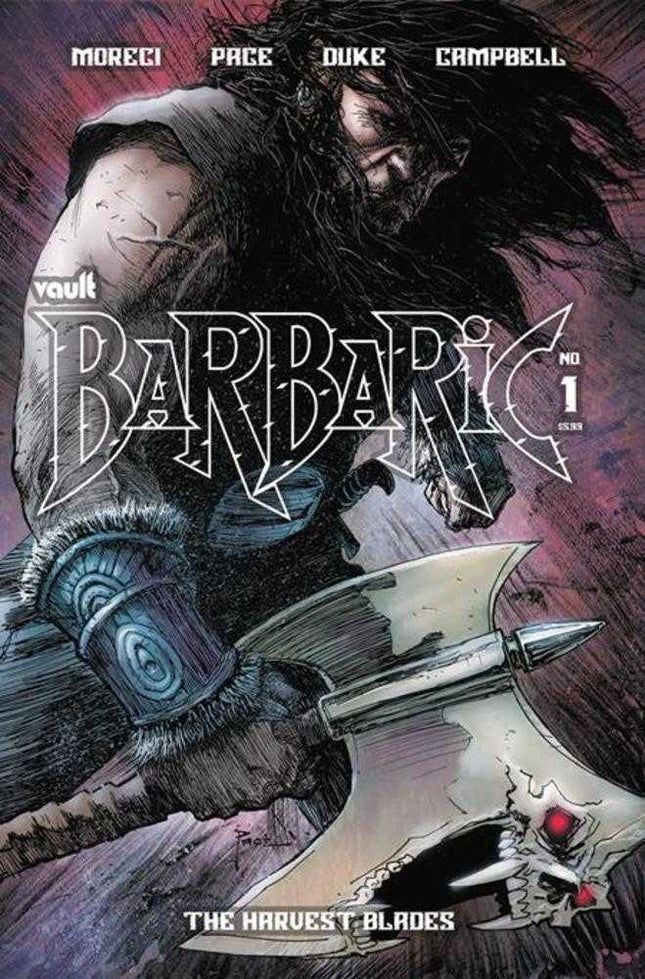 Barbaric Harvest Blades (One Shot) Cover B Richard Pace Variant