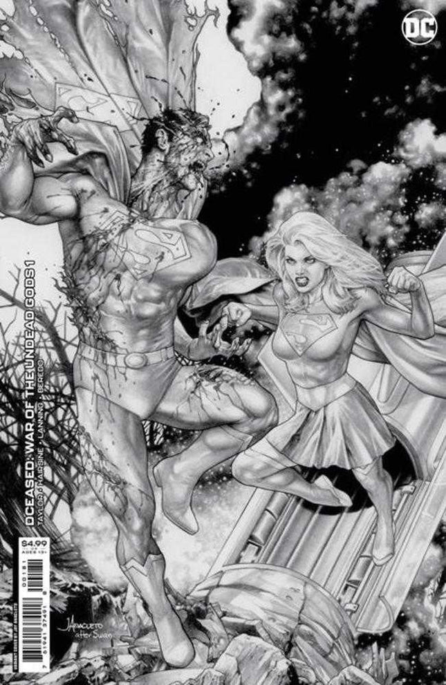 Dceased War Of The Undead Gods #1 (Of 8) Cover H Jay Anacleto Card Stock Variant