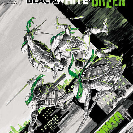Teenage Mutant Ninja Turtles: Black, White, And Green #1 Cover A (Shalvey)