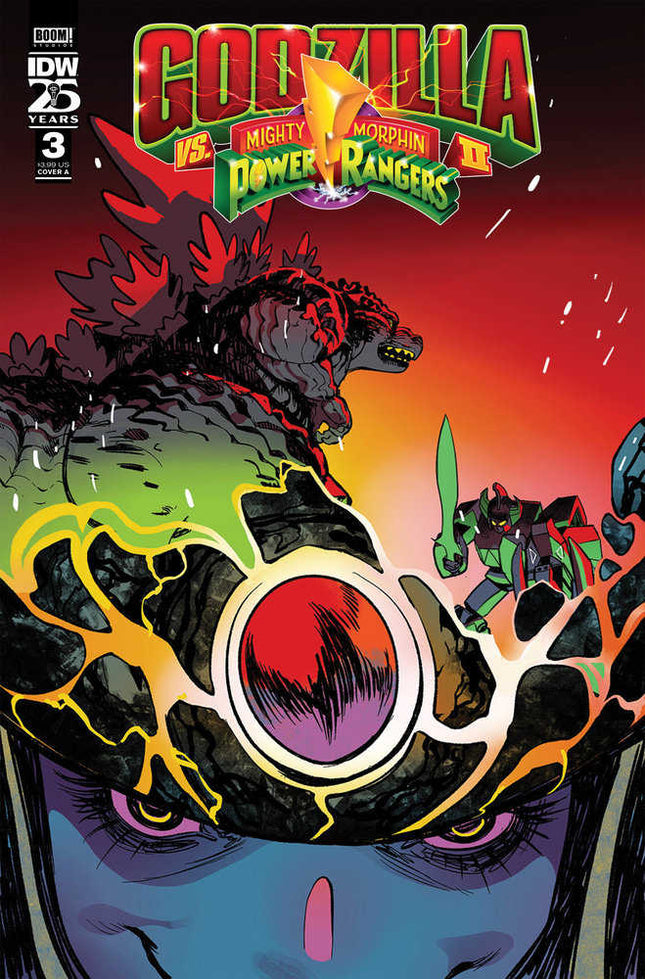 Godzilla vs. The Mighty Morphin Power Rangers II #3 Cover A (Rivas)