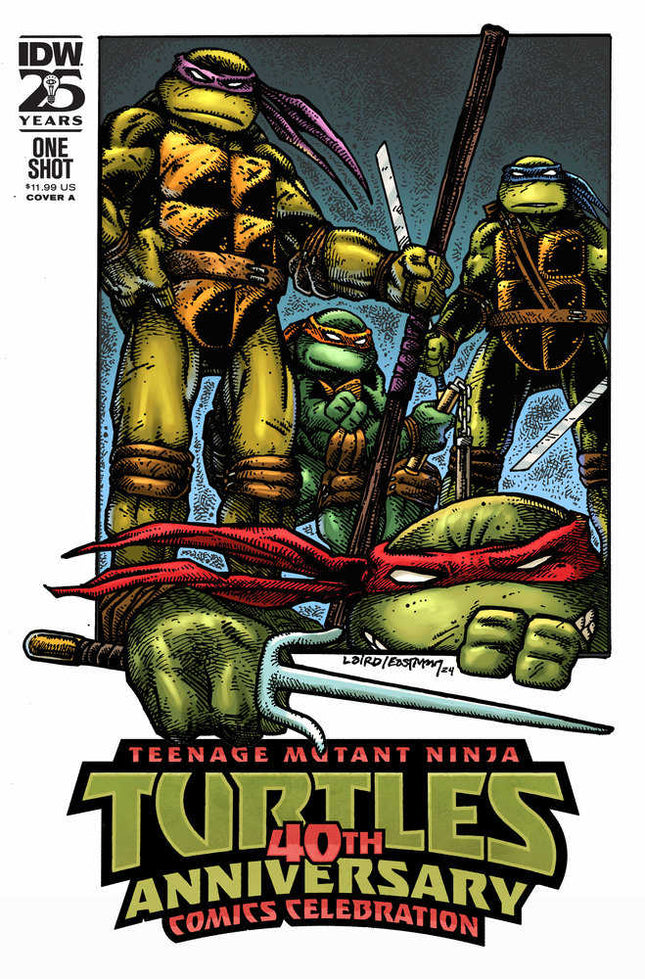 Teenage Mutant Ninja Turtles: 40th Anniversary Comics Celebration Cover A (Laird & Eastman)