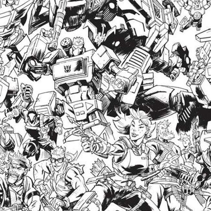 Scarlett #1 (Of 5) Cover J Black & White Jason Howard Connecting Eu Anniversary Variant