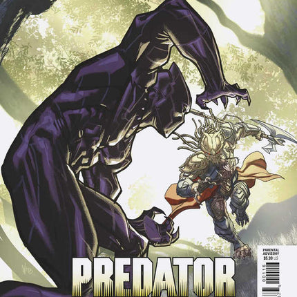 Predator vs. Black Panther #1 Pete Woods 1 in 25 Variant