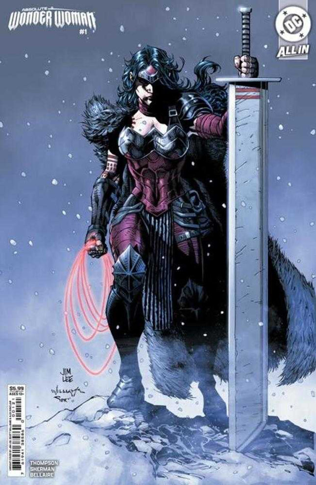 Absolute Wonder Woman #1 Cover C Jim Lee Card Stock Variant