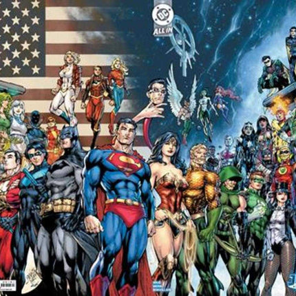 Justice League Unlimited #1 Cover E Edition Benes Wraparound Card Stock Variant