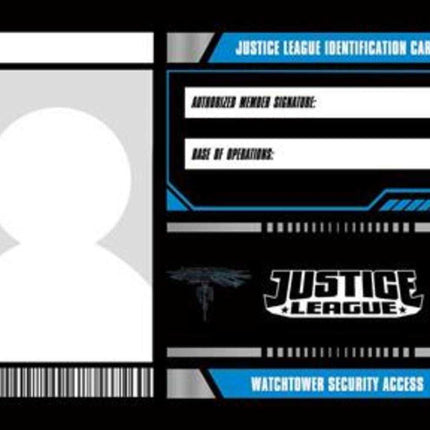 Justice League Membership Card - Blank