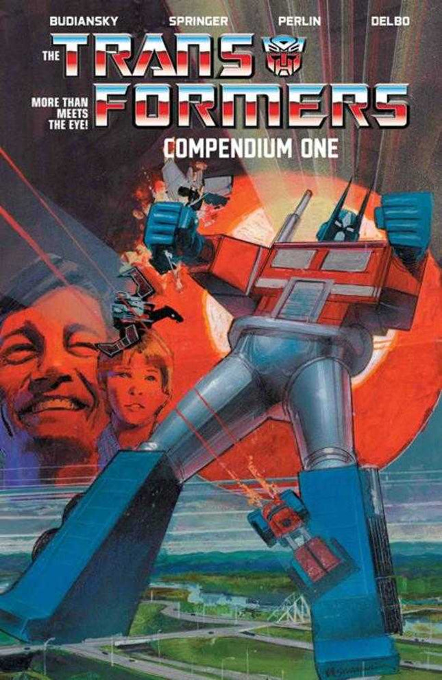 Transformers Compendium Trade Paperback Volume 01 Direct Market Exclusive Bill Sienkiewicz Cover