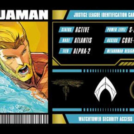 Justice League Membership Card - Aquaman