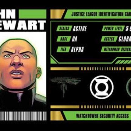 Justice League Membership Card - John Stewart