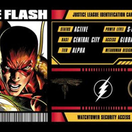Justice League Membership Card - The Flash