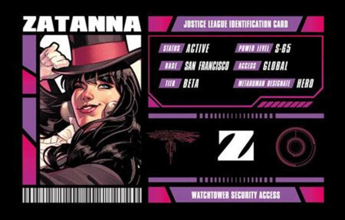 Justice League Membership Card - Zatanna