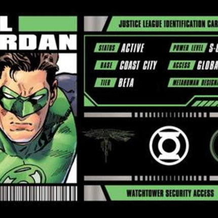 Justice League Membership Card - Hal Jordan