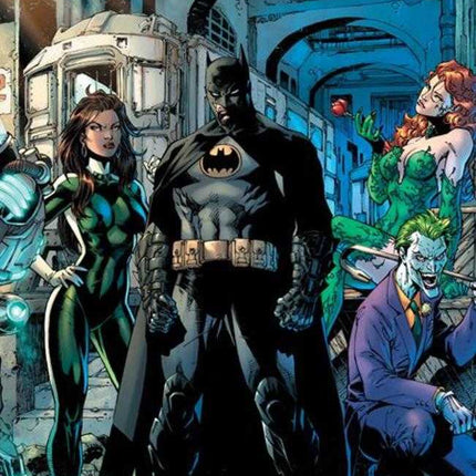 Batman #163 Cover B Jim Lee & Scott Williams Batman Connecting Middle Card Stock Variant