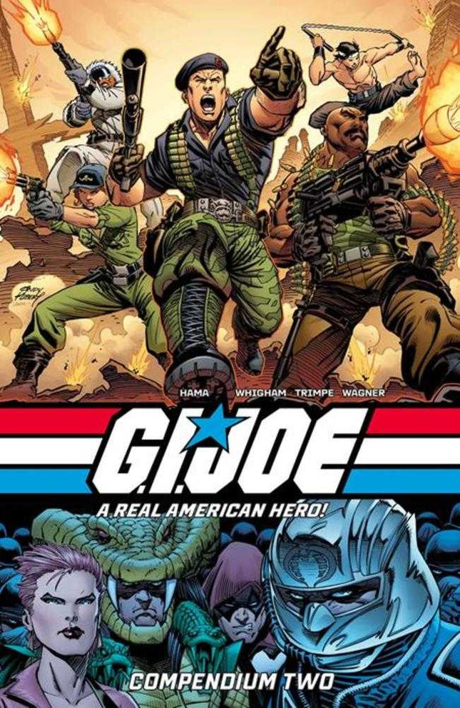 G.I. Joe A Real American Hero Compendium Trade Paperback Book 02 Andy Kubert & Laura Martin Cover