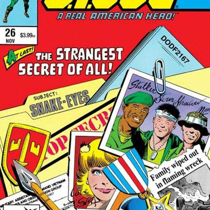 G.I. Joe A Real American Hero #26 Hama Files Edition Cover A Mike Zeck & Bob Wiacek