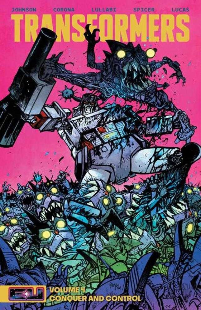 Transformers Trade Paperback Volume 04 Conquer And Control Daniel Warren Johnson & Mike Spicer Cover