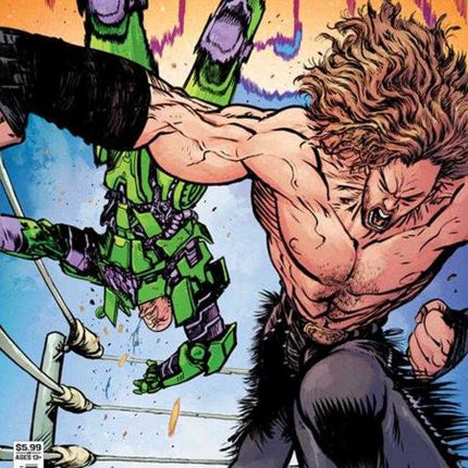 DC X Aew #1 (Of 2) Cover B Daniel Warren Johnson Card Stock Variant