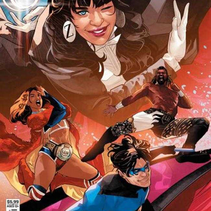 DC X Aew #1 (Of 2) Cover C Edwin Galmon Card Stock Variant