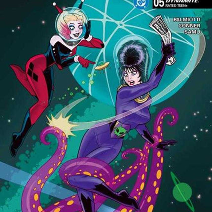 Harley Quinn X Elvira #5 Cover A Amanda Conner Tentacles