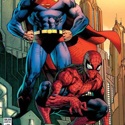 DC Marvel Superman Spider-Man #1 (One Shot) Cover B Jim Lee Card Stock Variant