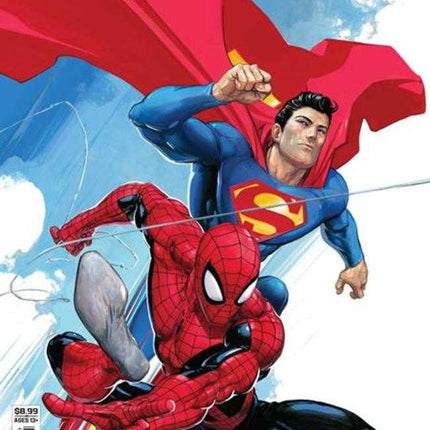 DC Marvel Superman Spider-Man #1 (One Shot) Cover D Clayton Crain Card Stock Variant