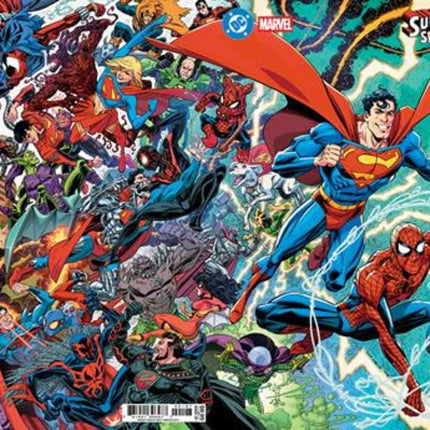 DC Marvel Superman Spider-Man #1 (One Shot) Cover O Scott Koblish Supermans & Spider Mans Card Stock Variant