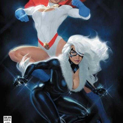 DC Marvel Superman Spider-Man #1 (One Shot) Cover V David Talaski Power Girl & Black Cat Card Stock Variant