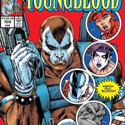Youngblood #100 Cover G Rob Liefeld & Todd McFarlane Retro Variant