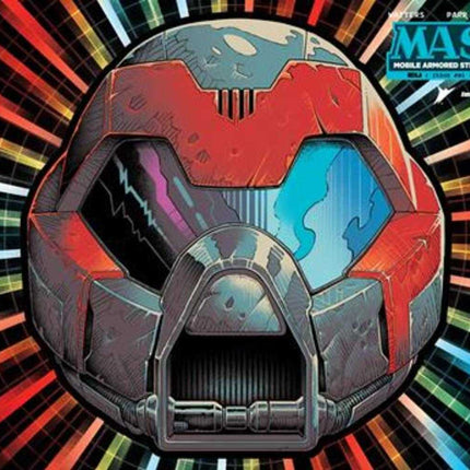 Mask #1 Cover P Pye Parr & Luke Preece & Andres Juarez Die Cut Foil Mask Variant
