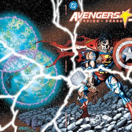 Avengers JLA #4 Facsimile Edition Cover A George Perez Wraparound