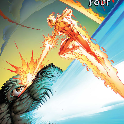 Godzilla vs. Fantastic Four #1 Mark Bagley Foil Variant