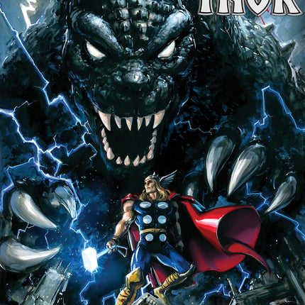 Godzilla vs. Thor #1 Clayton Crain Variant