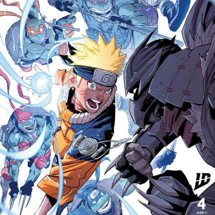 Teenage Mutant Ninja Turtles X Naruto #4 Cover A (JiméNez)
