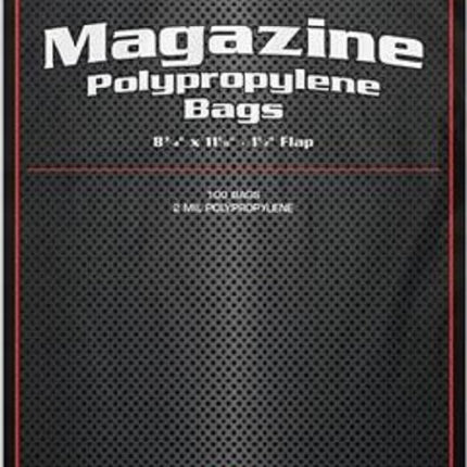 BCW Premade Magazine Bag/Board