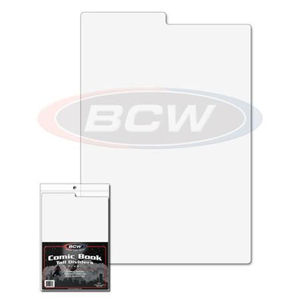 BCW Comic Book Tall Dividers - Pack of 25