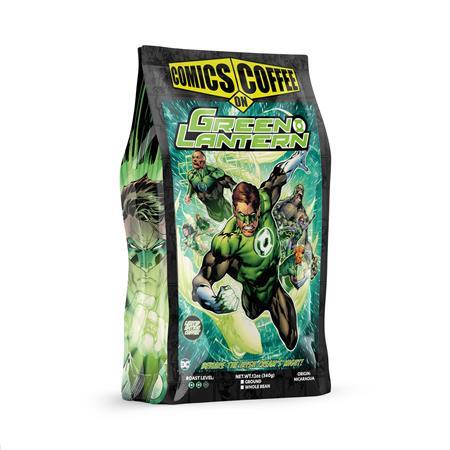 COMICS ON COFFEE GREEN LANTERN IRISH CREAM 12OZ BAG