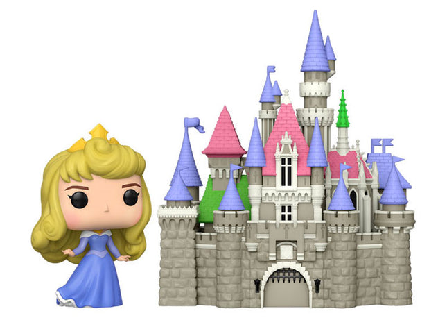 Disney Ultimate Princess Princess Aurora with Castle Pop! Town Vinyl Figure