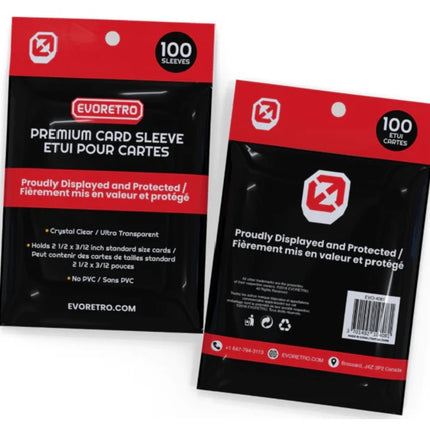 Evoretro Premium Card Sleeves - Pack of 100