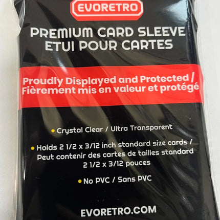 Evoretro Premium Card Sleeves - Pack of 100