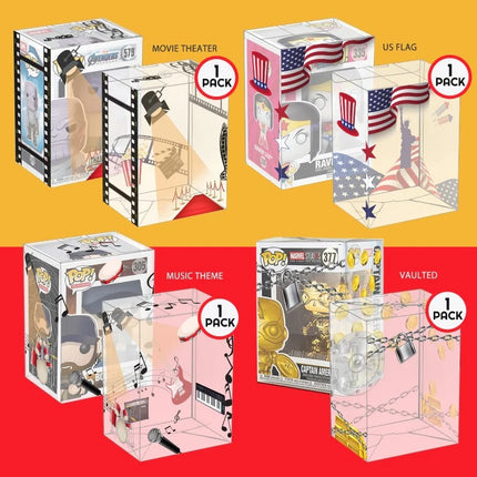 Evoretro Pop! Protector - 4" Figure Printed Protector (mixed pack of 10)